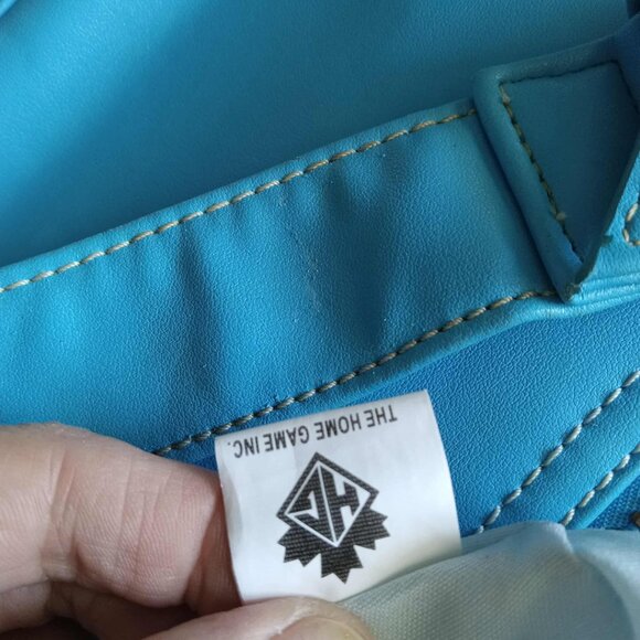The ultimate vintage leather blue bag The home game inc - Picture 3 of 12